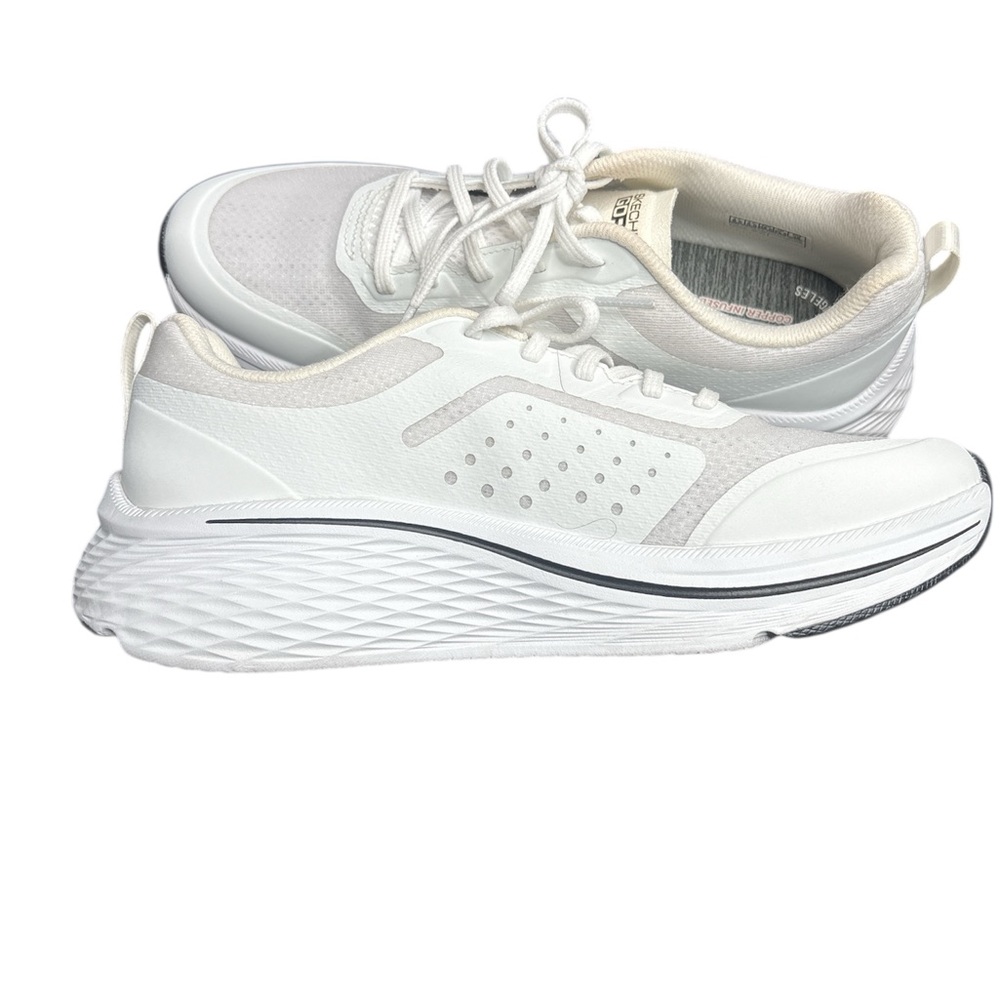 Skechers White Go Run Sneakers - Picture 4 of 11